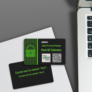 Cyber Conference & InfoSec Business - Lock & Code Badge