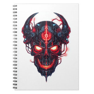 Cyber Demon Skull Lord Notebook