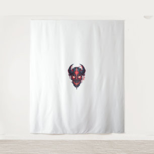 Cyber Demon Skull Lord Tapestry