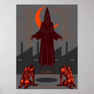 cyber dictate illustration poster