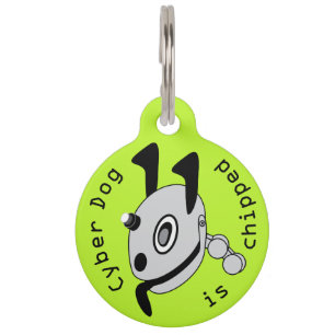 Cyber dog pet ID tag