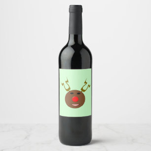 Cyber Étiquettes de rennes de Noël