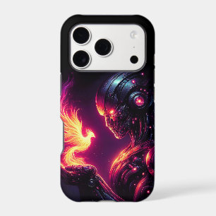 Cyber Futuristic Robot Phoenix Fire Spirit
