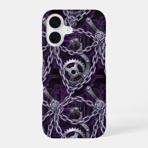 Cyber Gothic Chain Circuit Phone Case