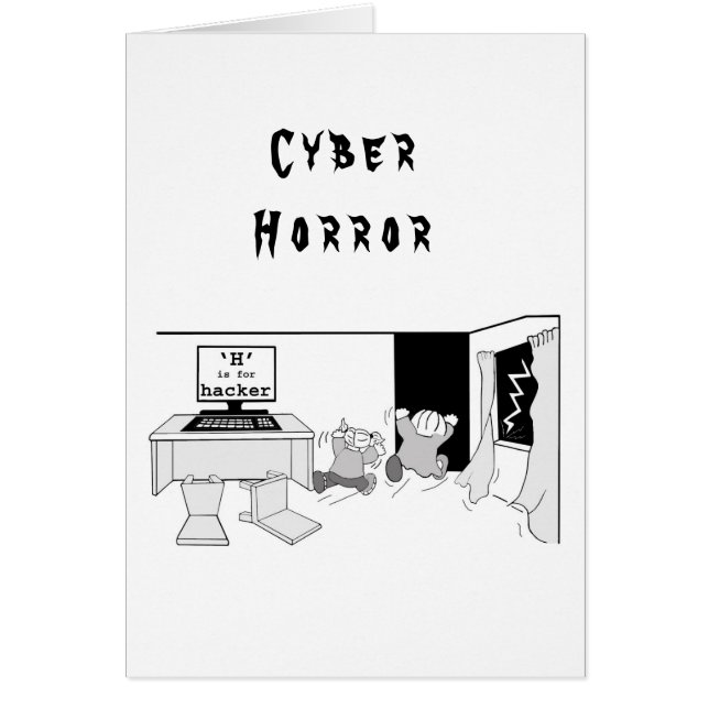 Cyber Horror pour pirate informatique de "H" (Devant)