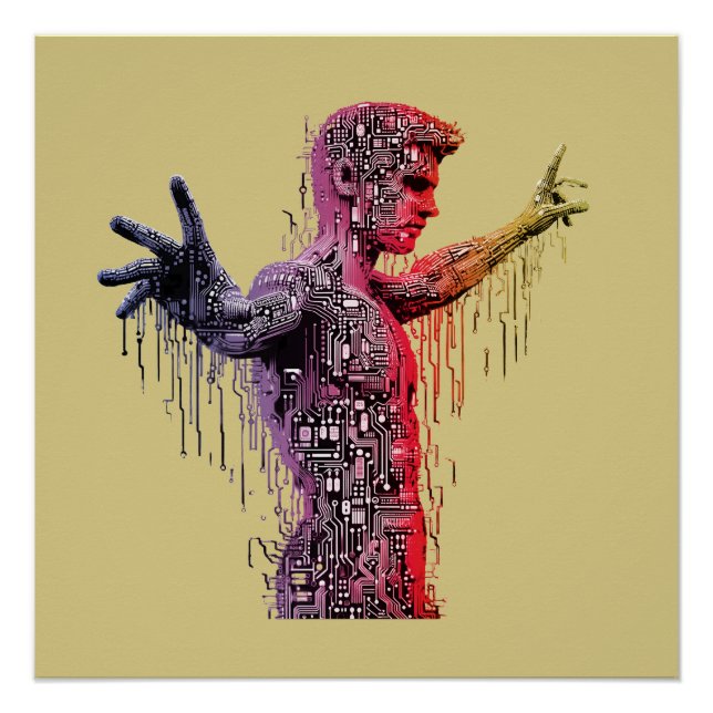 Cyber Human Poster (Front)