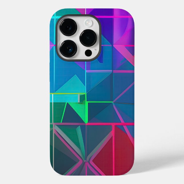 Cyber Lattice: A Spectrum of Light    Case-Mate iPhone Case (Back)