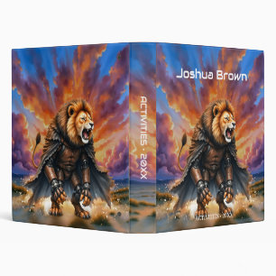 Cyber Lion of the Wastelands Binder