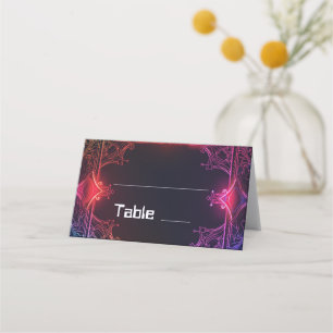 Cyber-Medieval Fusion Wedding Place Card