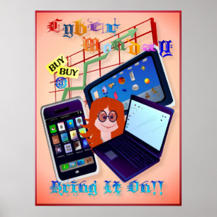 Cyber Monday-Bring It On!  Ties Poster
