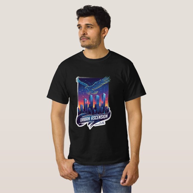 Cyber-Nature Vector T-Shirt (Front Full)