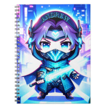 Cyber Ninja Chronicles - Futuristic Anime Carnet