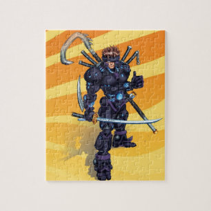 Cyber Ninja Jigsaw Puzzle