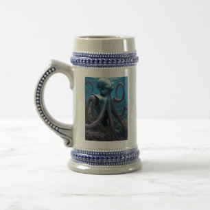 Cyber Octopus right hand blue stein