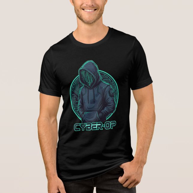 Cyber operation T-Shirt Tri-Blend Shirt (Front)