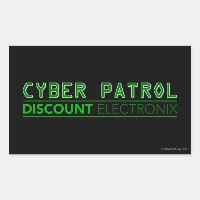 Cyber Patrol Sticker (Front)