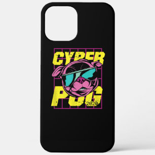 Cyber Pug Cool Pug Dog iPhone 12 Pro Max Case