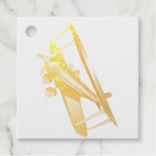 Cyber Red Popcorn Anime Bi-Plane flying amidst Favour Tags