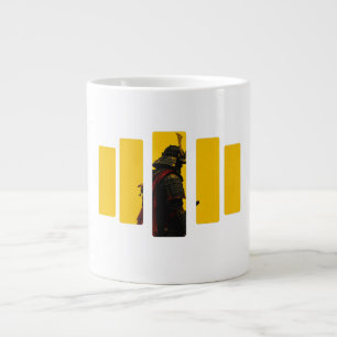 Cyber Samurai Japanese Warrior Bushido Art Large Coffee Mug