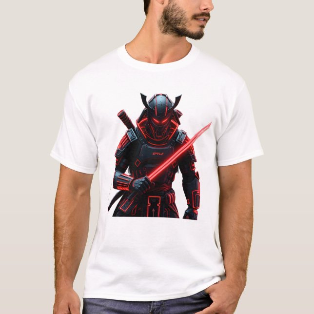 Cyber Samurai Streetwear  T-Shirt (Front)
