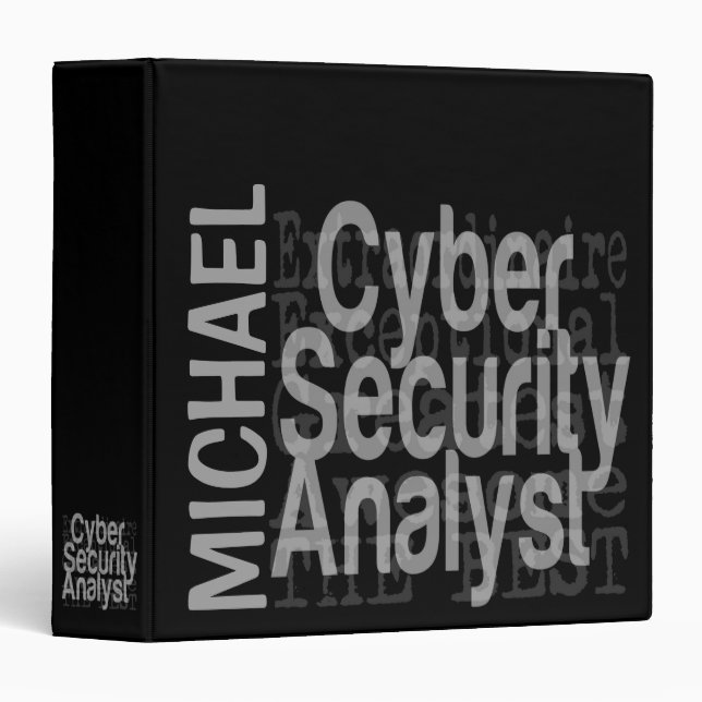Cyber Security Analyst Extraordinaire CUSTOM Binder (Front/Spine)
