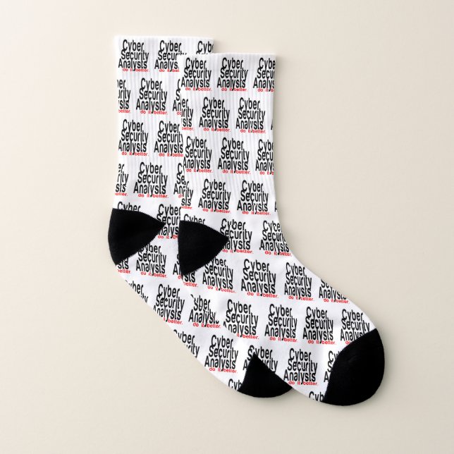 Cyber Security Analysts Do It Better Socks (Pair)