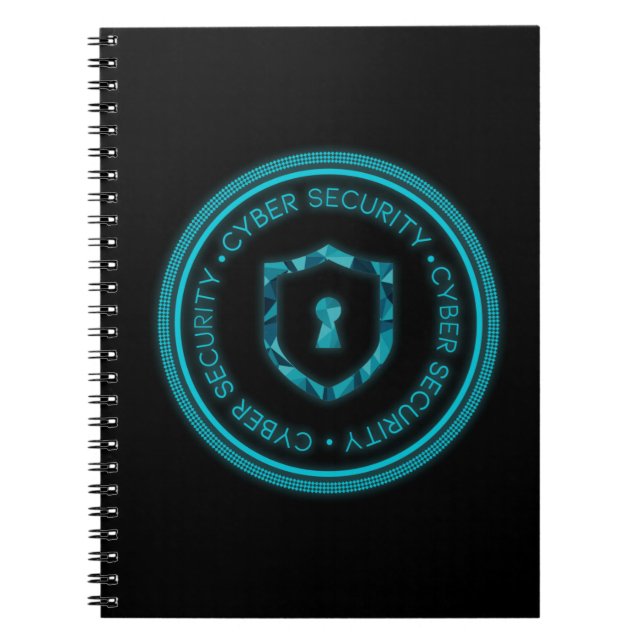 CYBER SECURITY BADGE SEAL NOTEBOOK (Front)