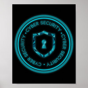 CYBER SECURITY BADGE SEAL POSTER