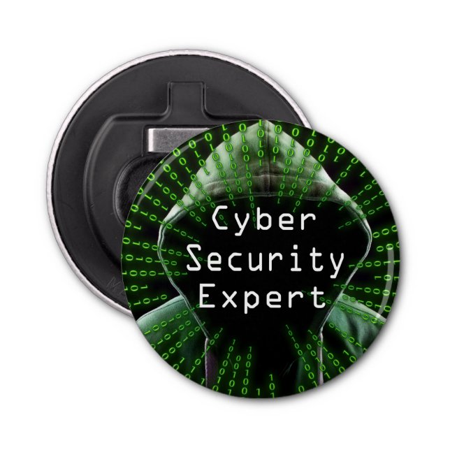 Cyber Security Business Expert Bottle Opener (Front)