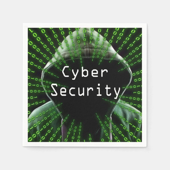 Cyber Security Business Napkin (Front)