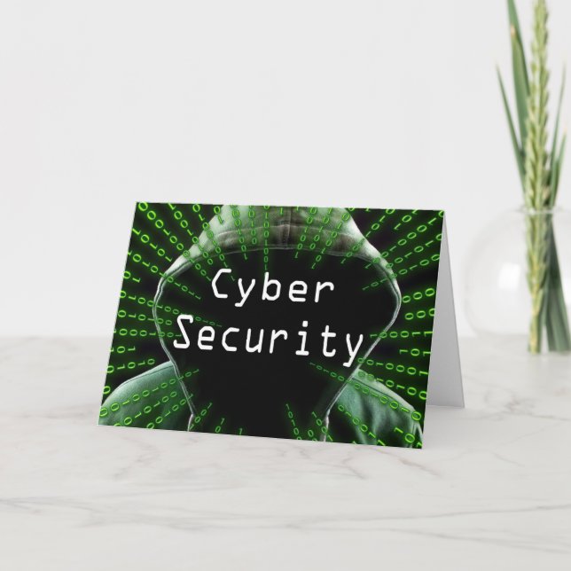 Cyber Security Business Thank You Card (Front)