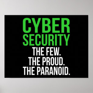 Cyber Security Computer IT Tech Software Poster