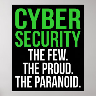 Cyber Security Computer IT Tech Software Poster