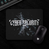 Cyber Security Cool Silver Glass Typography Modern
