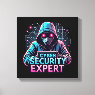 Cyber Security Expert Canvas Wall Art