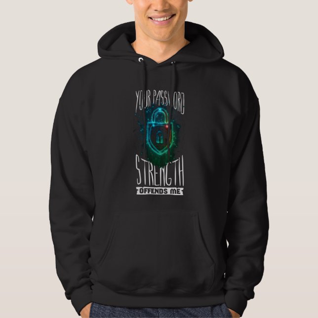 Cyber Security Expert for White Hat Hacker and Cyb Hoodie (Front)