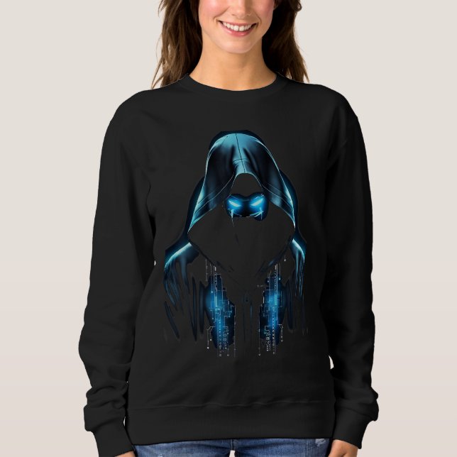 Cyber Security Expert for White Hat Hacker and Cyb Sweatshirt (Front)