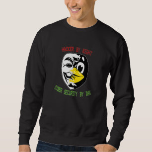 Cyber Security Expert Linux Penguin As Hacker Sweatshirt