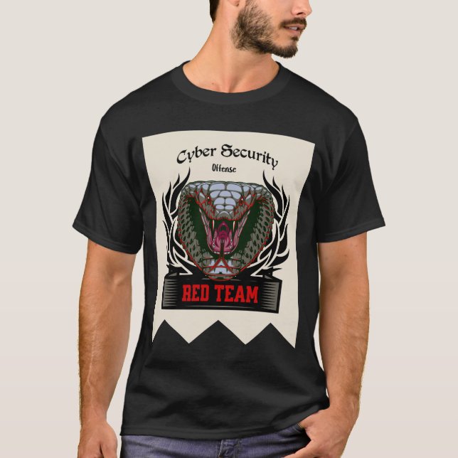 Cyber Security Red Team Cobra Strike Unisex T-Shirt (Front)