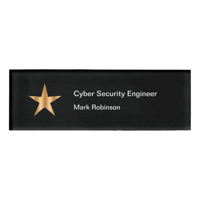 Cyber Security Services Staff Name Tag (Front)