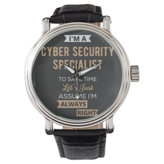 Cyber Security Specialist Watch (Front)