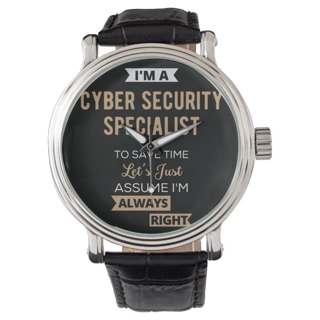 Cyber Security Specialist Watch (Front)