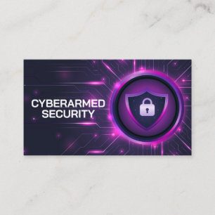 Cyber Security Tech Business Card