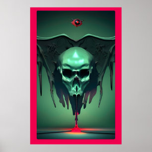Cyber-Sigil of Dracula's New Coders Poster