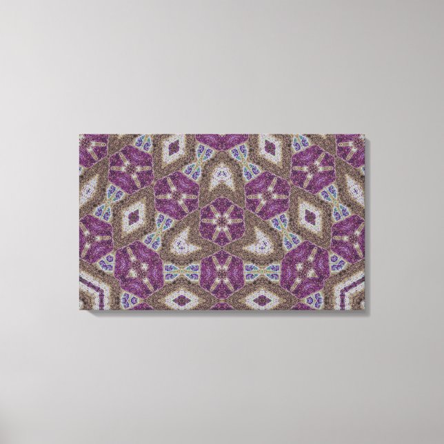 Cyber Static Canvas Print (Front)