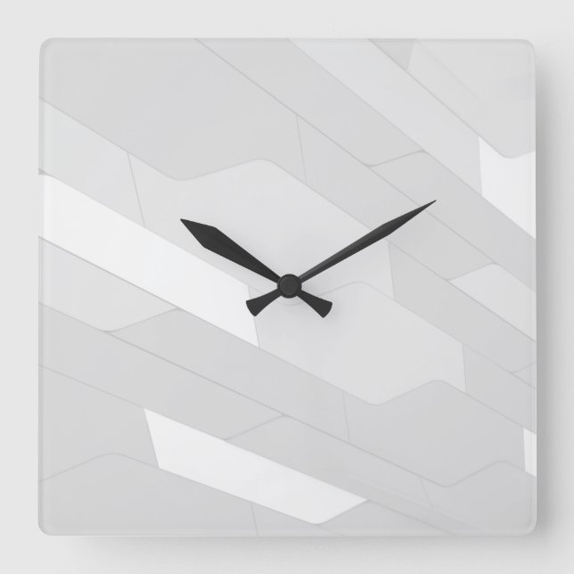 Cyber Wall  Square Wall Clock (Front)