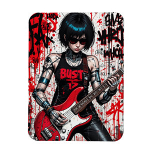 CyberBass Rebellion Flexible Magnet photo