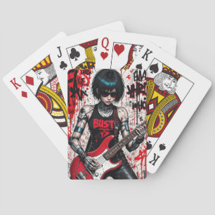 CyberBass Rebellion playing cards Shred the Deck