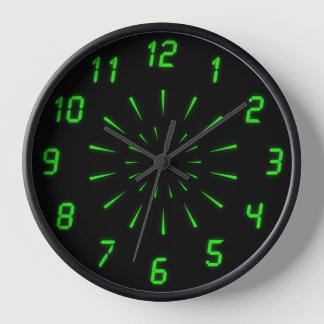 Cyberdelic Wall Clock