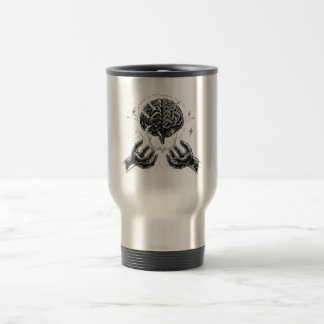 Cybernetic Brain Electrical Engineering Travel Mug